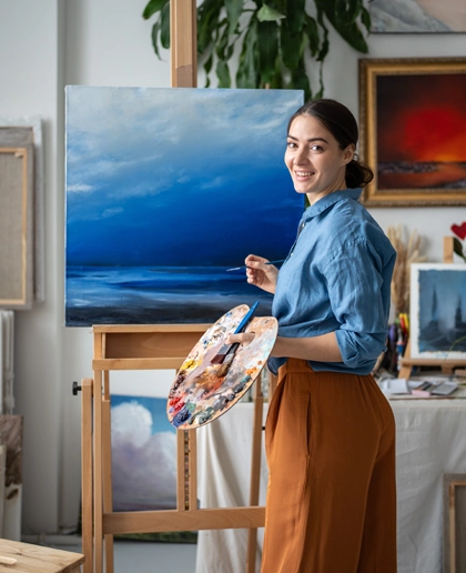 Traditional painting methods